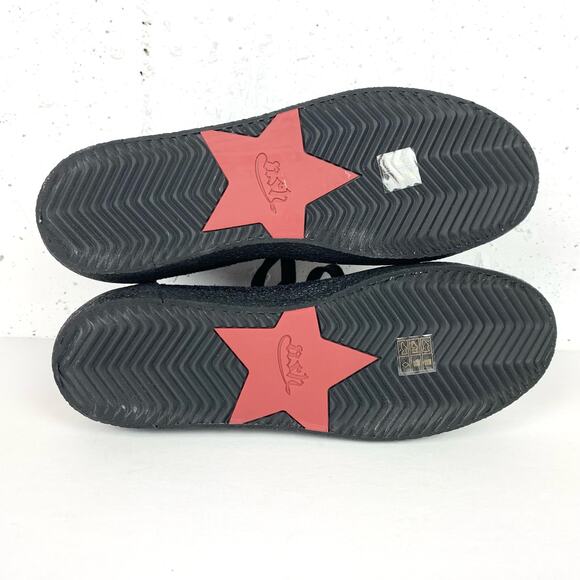 ASH Womens Ninja Sock Trainers Cashmere Tweed Knit Red Black Suede Trim Size 40 - Picture 5 of 11